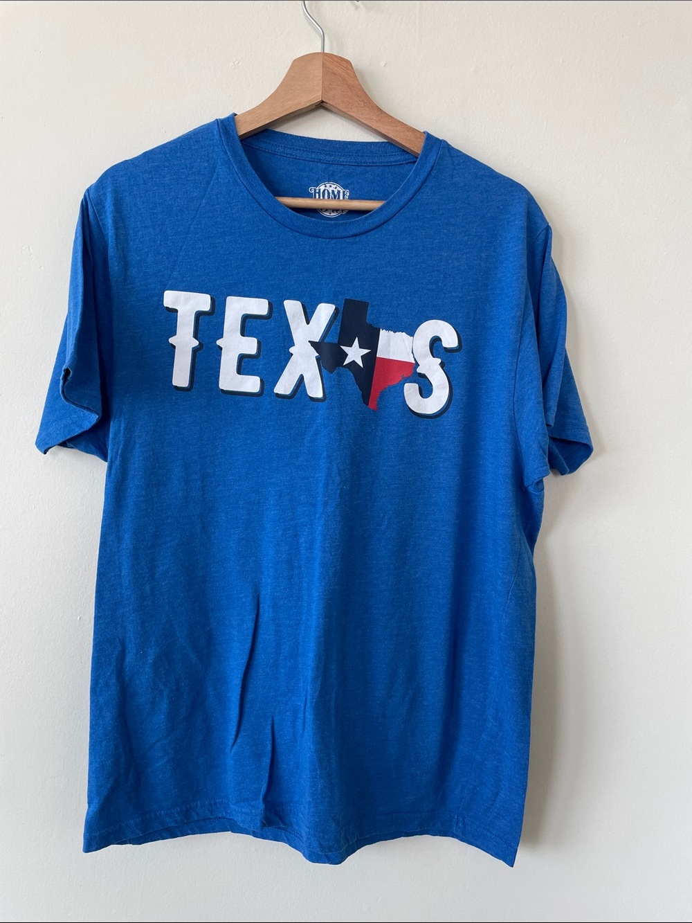Blue Texas Graphic Short Sleeve Tee